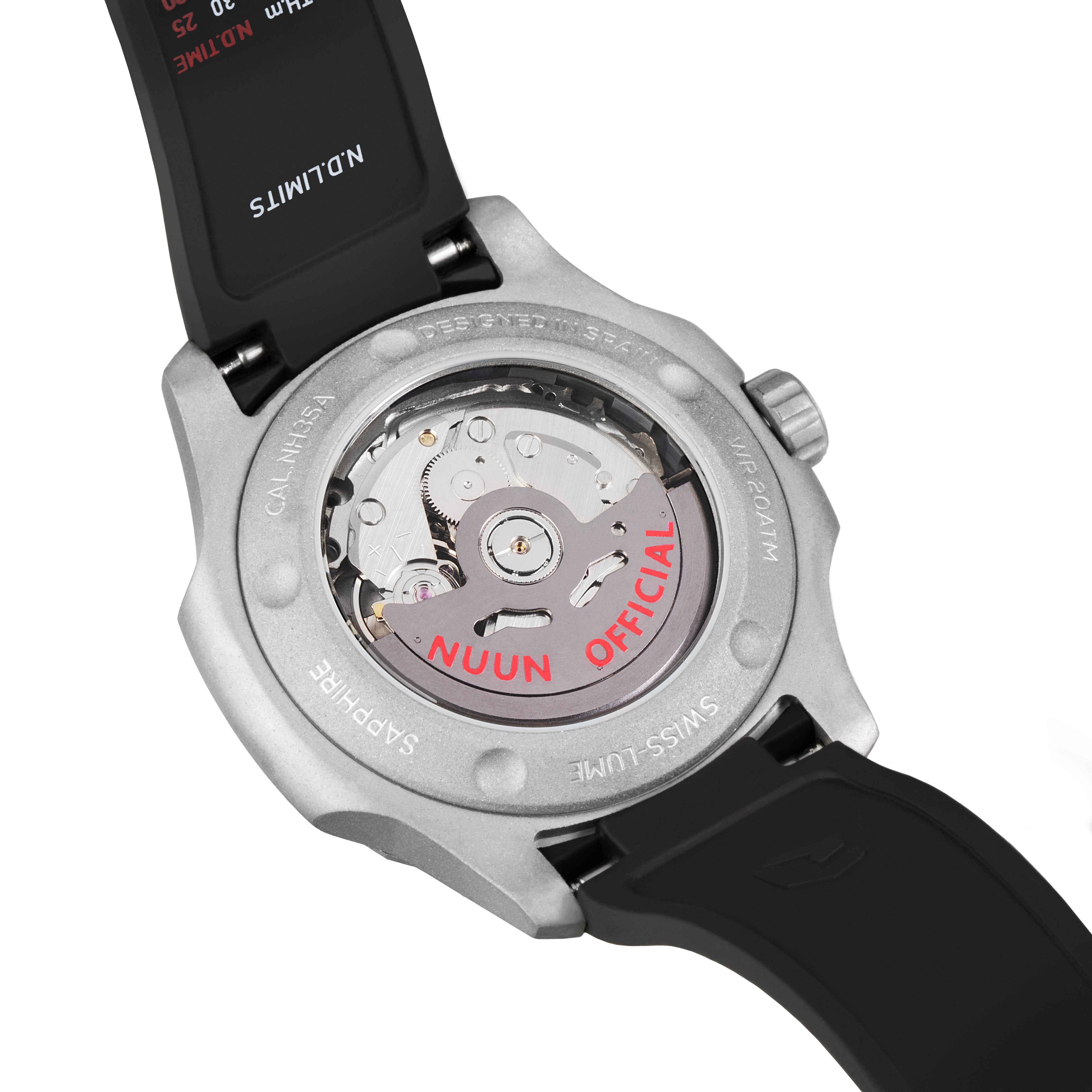 N200 Titanium Gray V2 Index 40.5mm