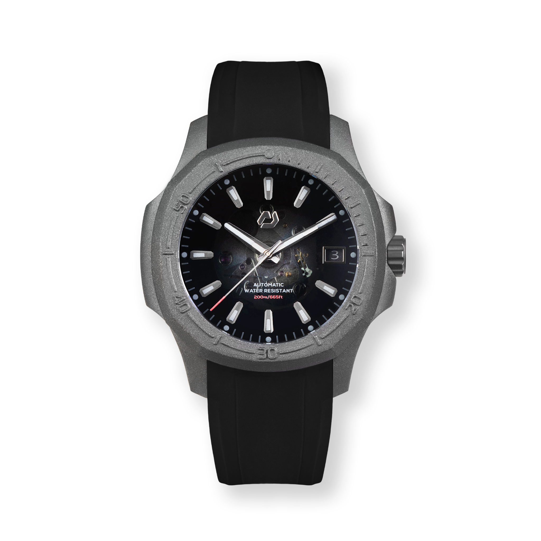 N200 Gunmetal V2 Index 40.5mm