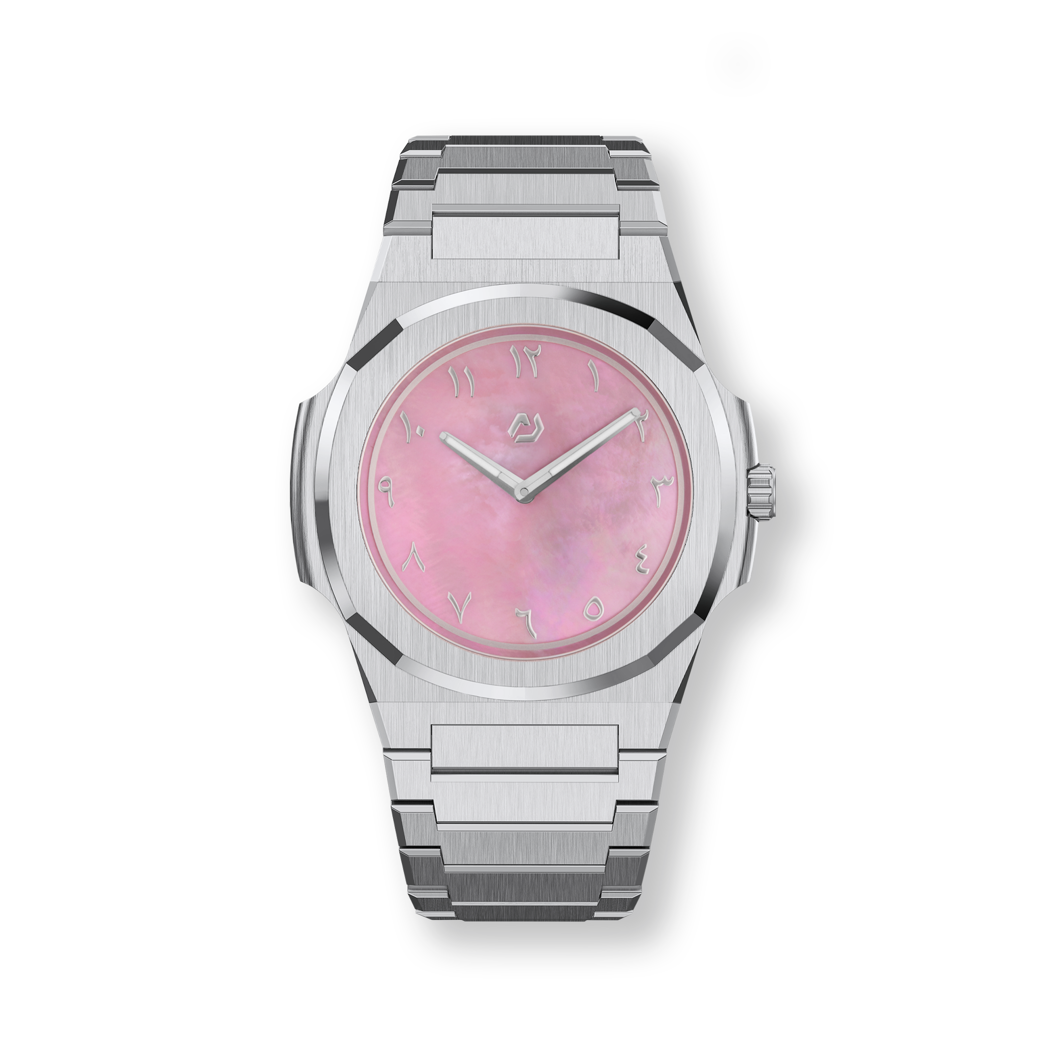 MS MOP Silver Pink 38mm